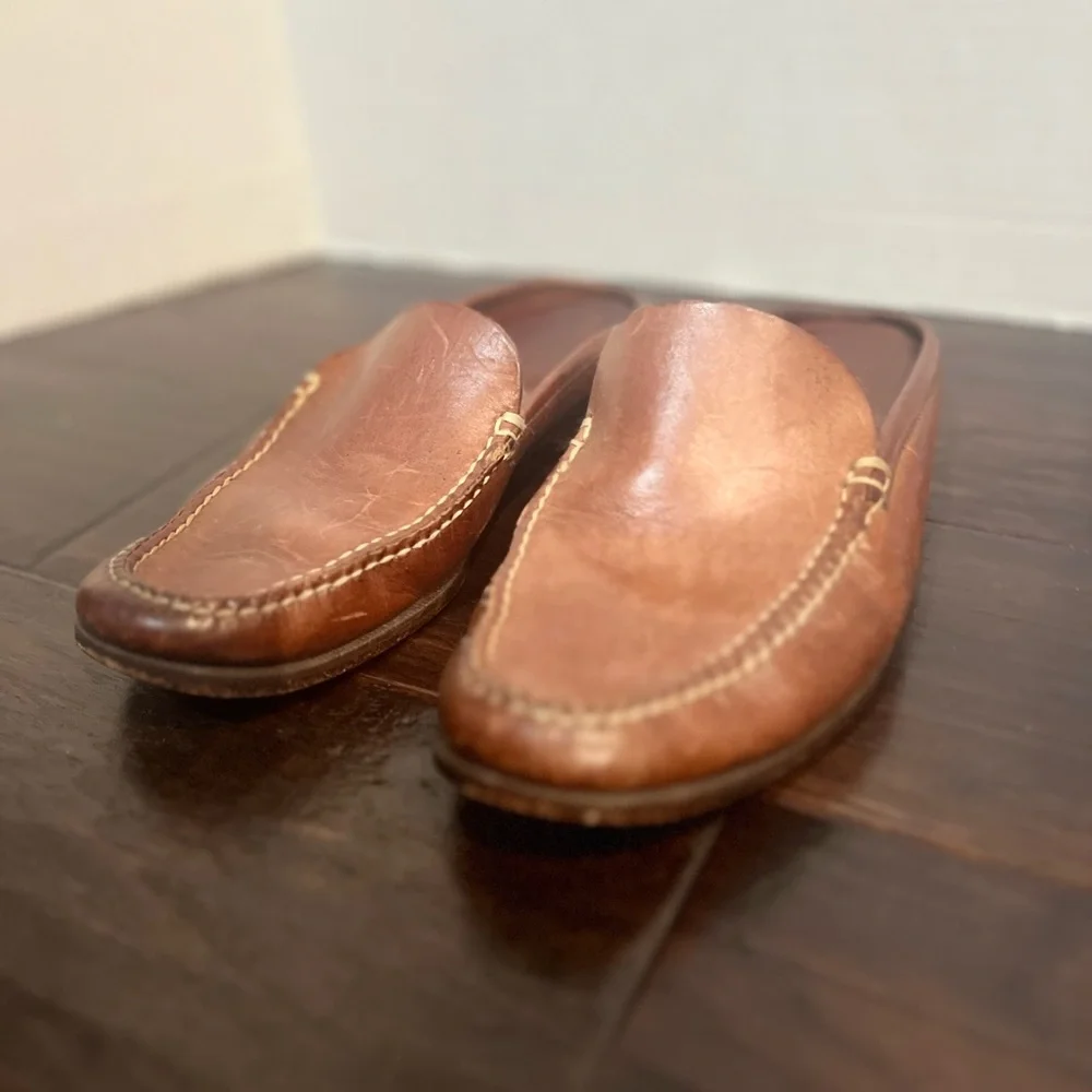 COLE HAAN Women’s Brown Leather Loafers - Picture 2 of 4